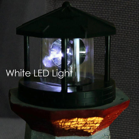 Lighthouse Water Feature Outdoor With LED by GEEZY - UKBuyZone