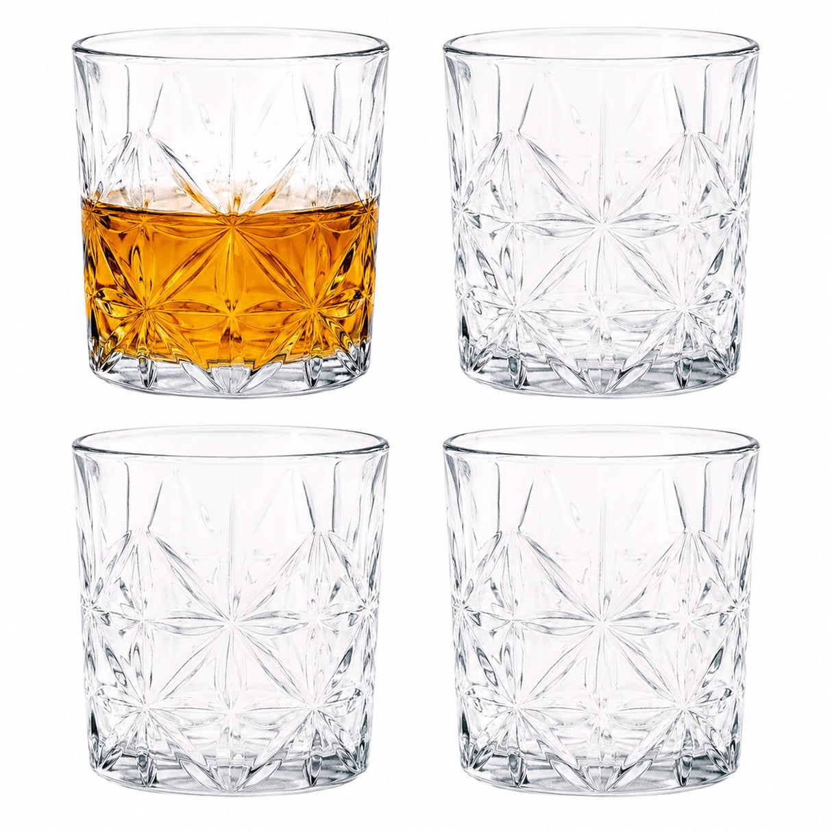 Set of 4 Whisky Glasses