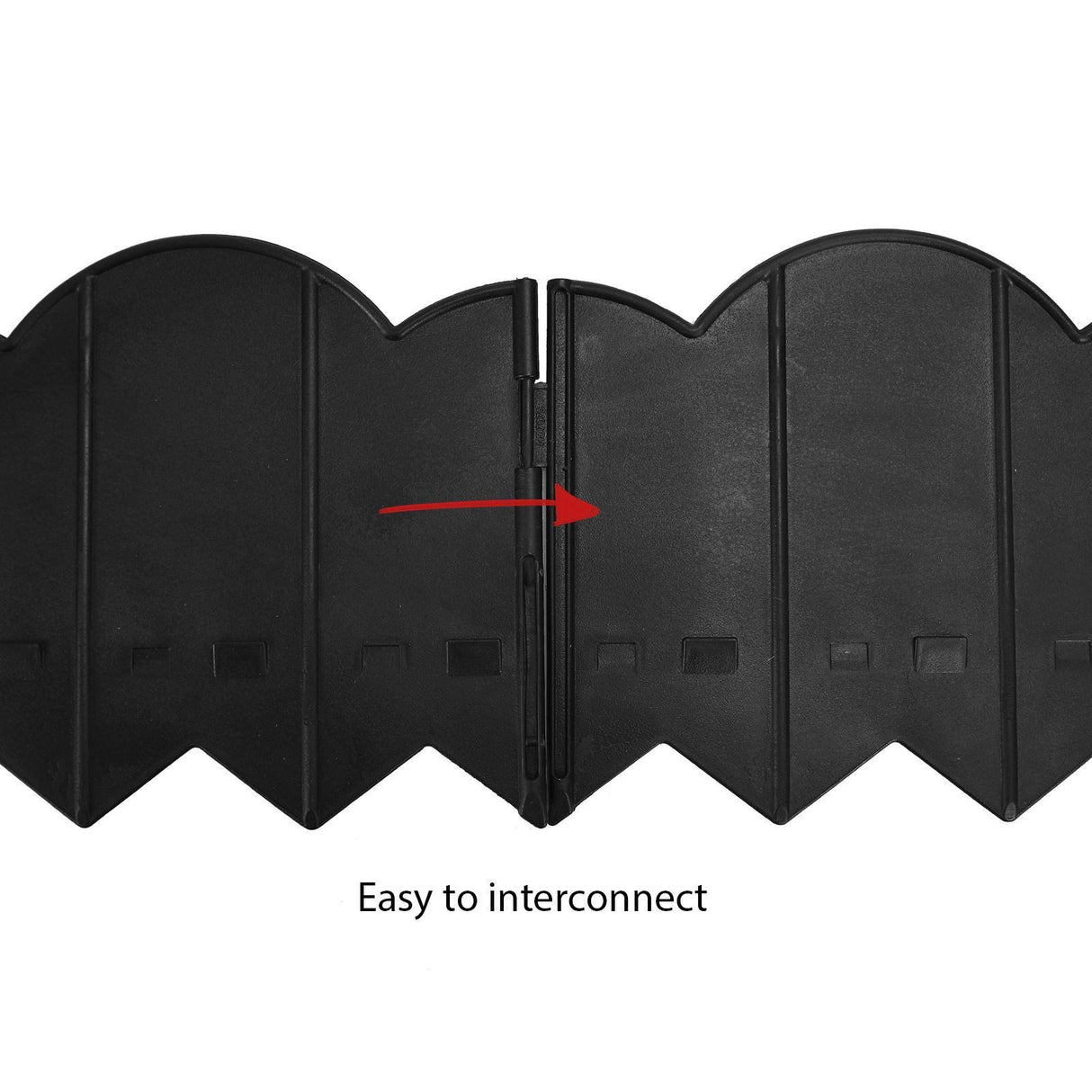 Lawn Edging Border Black Pack of 15 by GEEZY - UKBuyZone