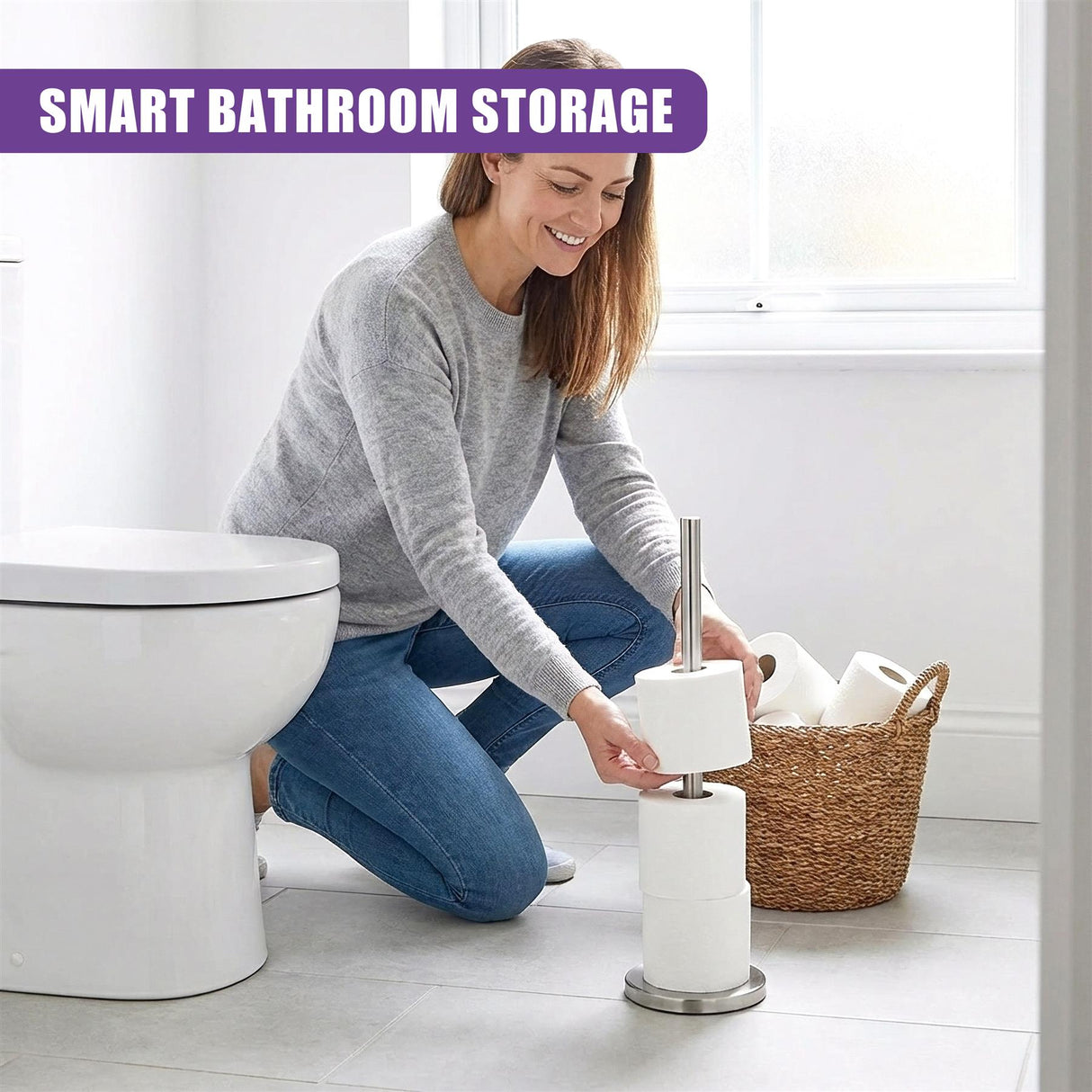 Stainless Steel Toilet Roll Holder