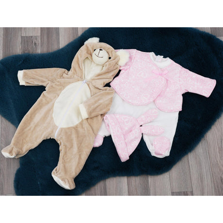 BiBi Outfits - Set of Two Clothes (Bear & Pink Bunny) (50 cm / 20") by BiBi Doll - UKBuyZone