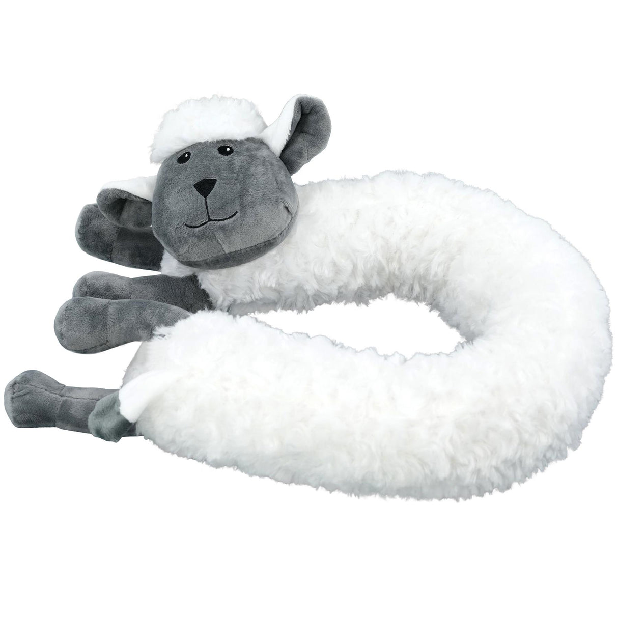 Novelty White Sheep Draught Excluder for Doors by The Magic Toy Shop - UKBuyZone