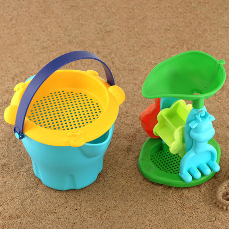 Sand Truck & Accessories Set 16 Pieces by The Magic Toy Shop - UKBuyZone