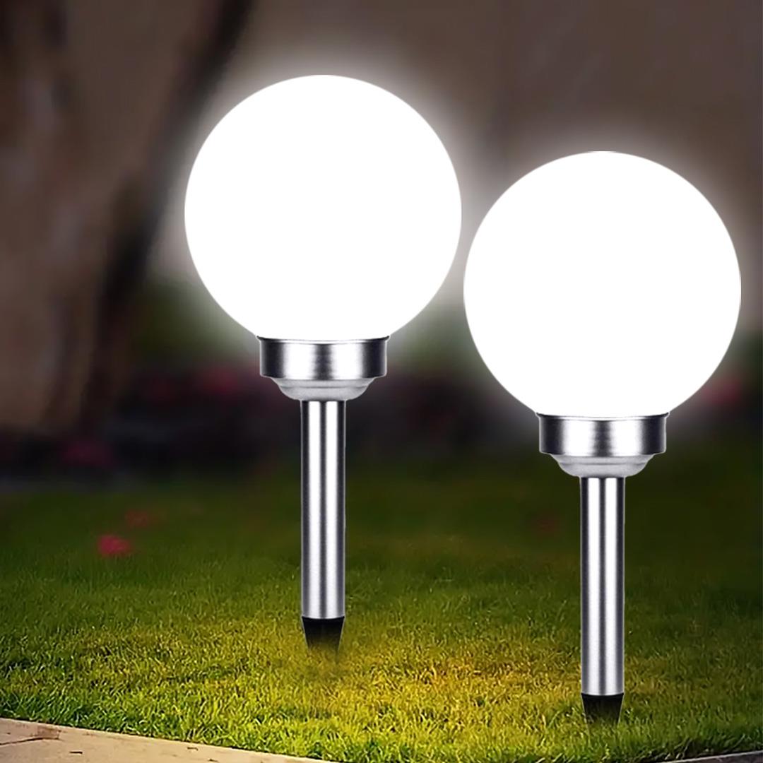 Solar Outdoor Garden Globe Light by GEEZY - UKBuyZone