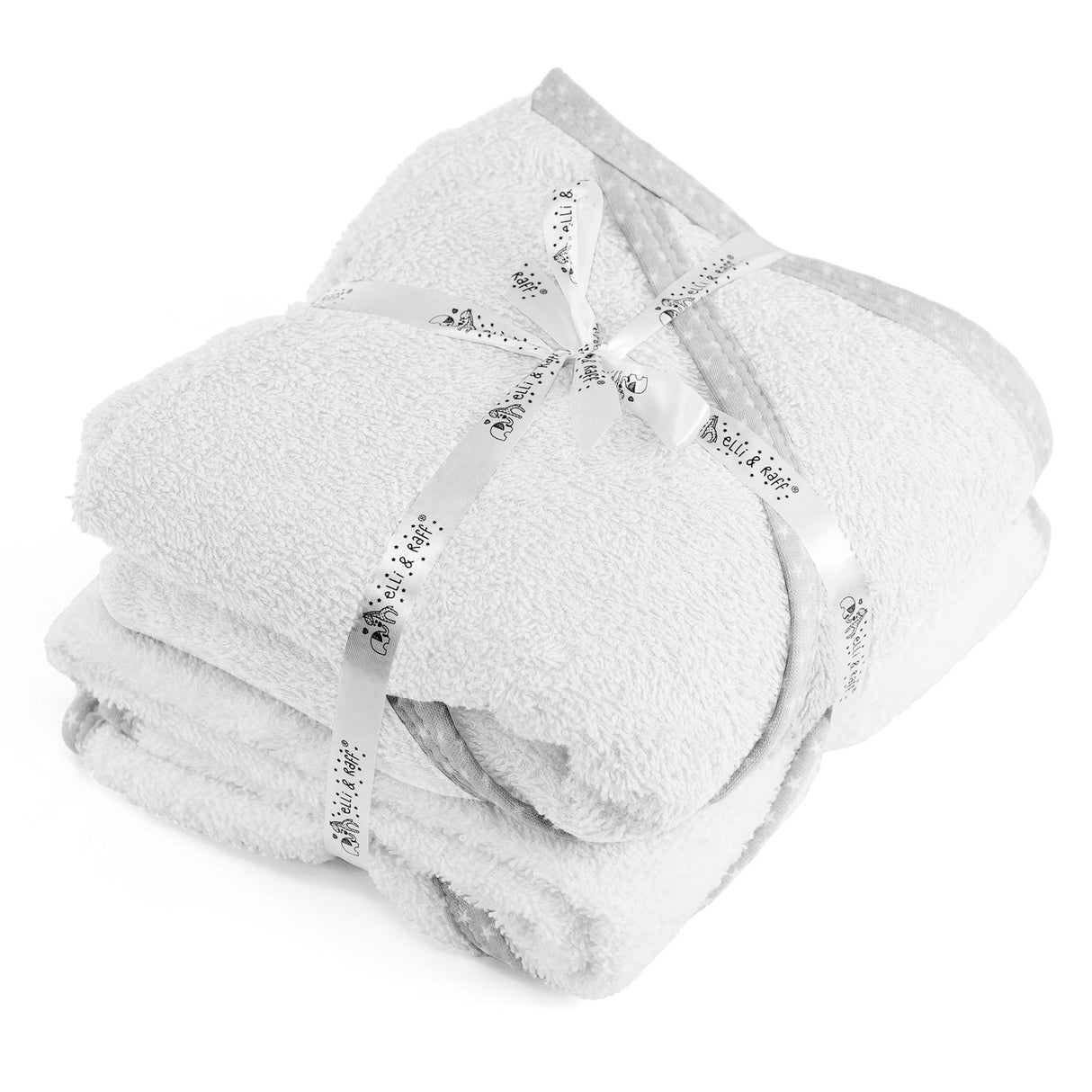 Pack of 2 Hooded Baby Bath Towels