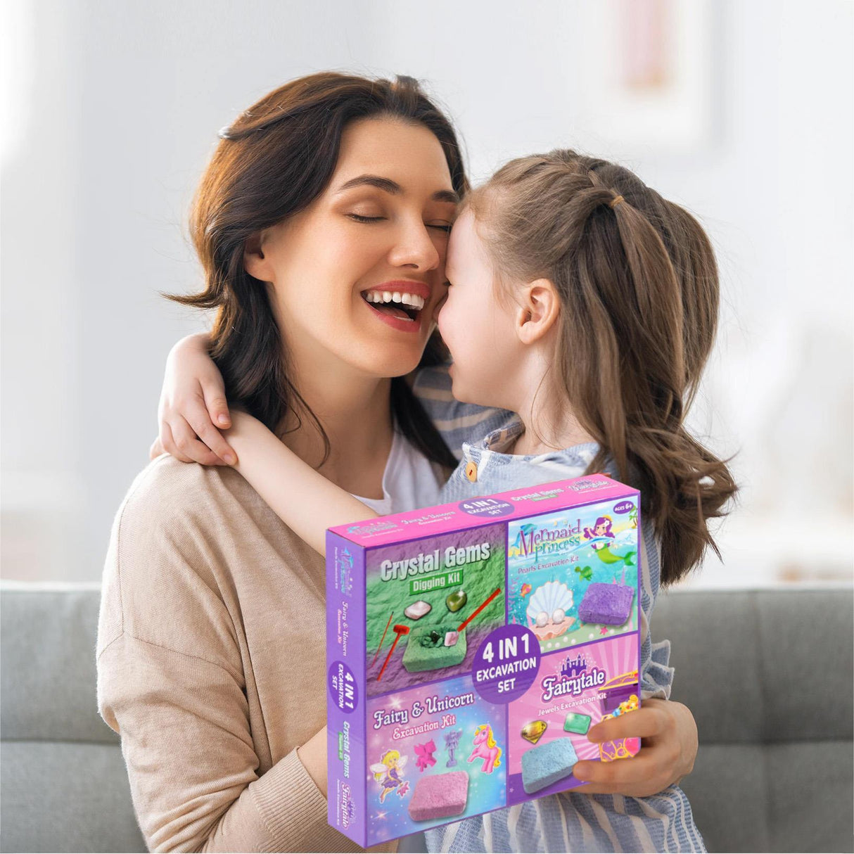 4 in 1 Excavation Set for Girls by The Magic Toy Shop - UKBuyZone