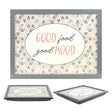 Good Food Good Mood Lap Tray With Bean Bag Cushion by Geezy - UKBuyZone