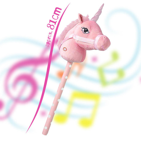 Pink Hobby Horse Unicorn by The Magic Toy Shop - UKBuyZone
