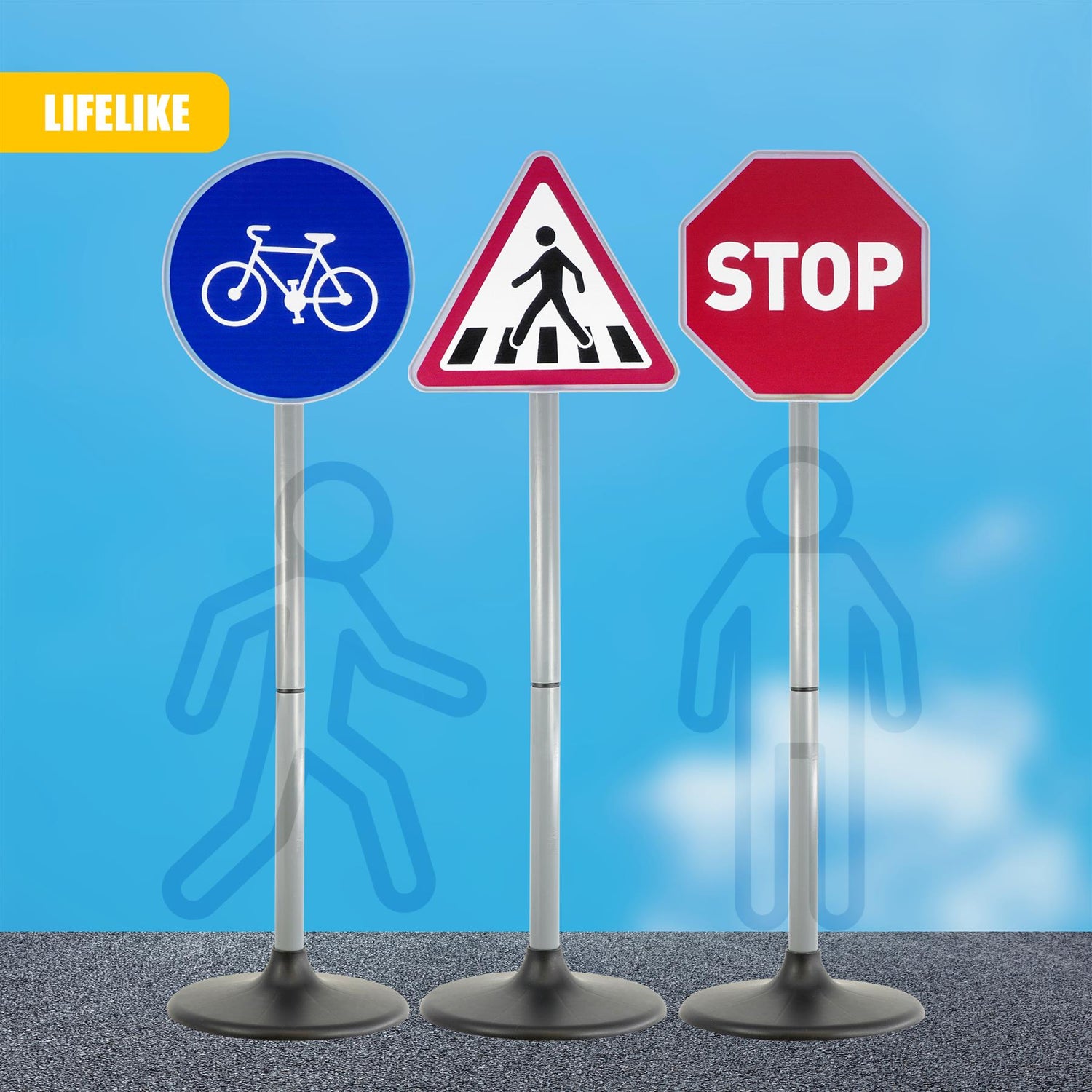 Kids Road Safety Traffic Lights and Road Signs by The Magic Toy Shop - UKBuyZone