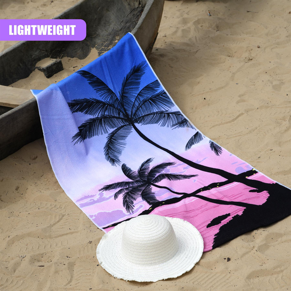 Sunset Design Large Towel by Geezy - UKBuyZone