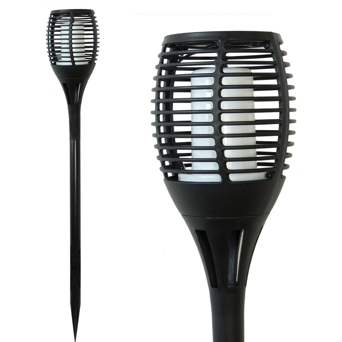 Solar Flame Effect Torch Stake Lights by GEEZY - UKBuyZone