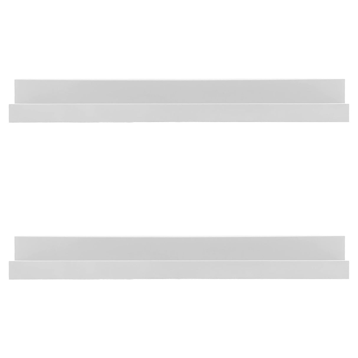 White Wall Hanging Shelf 45 cm Pack 2 by GEEZY - UKBuyZone