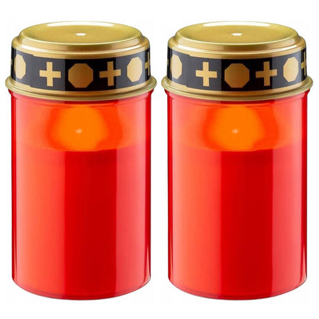 Set of 2 LED Grave Candles by GEEZY - UKBuyZone