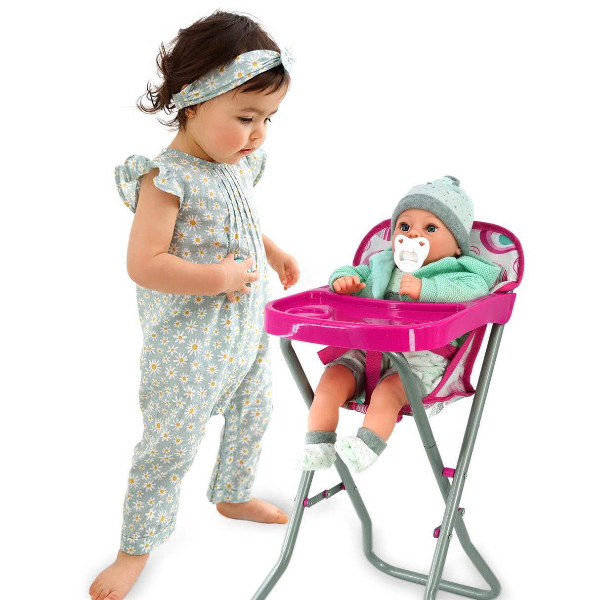Feeding Dolls High Chair by BiBi Doll - UKBuyZone