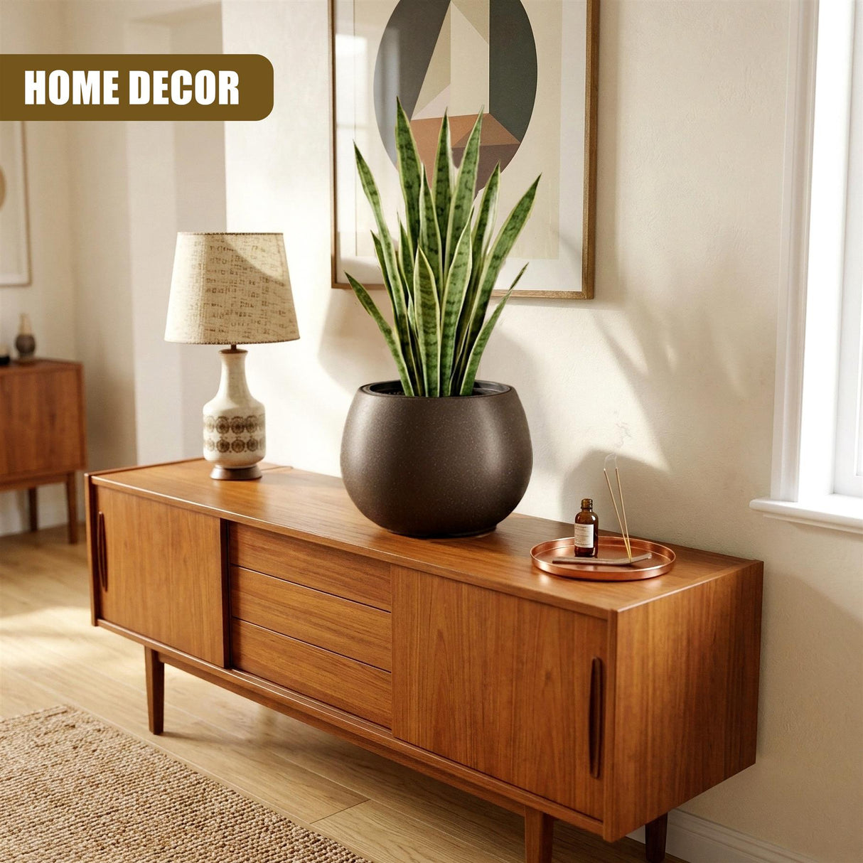 Round Flower Pot, 37 cm