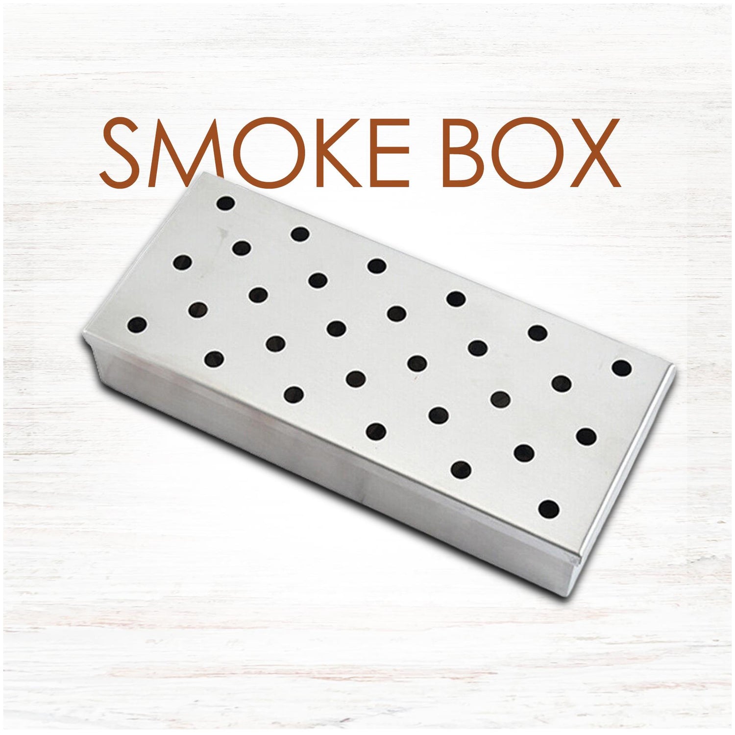BBQ Smoker Box for Wooden Chips by GEEZY - UKBuyZone