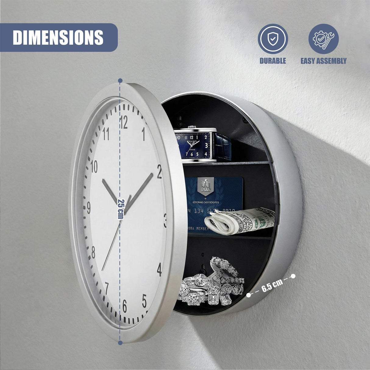 Secret Wall Clock