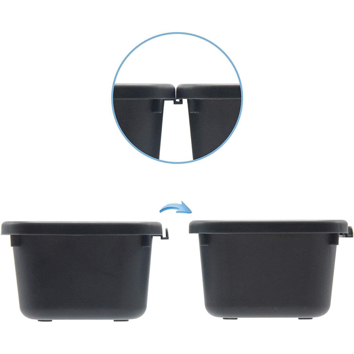 GEEZY Set of 8 Kitchen, Desk, Bathroom Drawer Organizer Set by Geezy - UKBuyZone