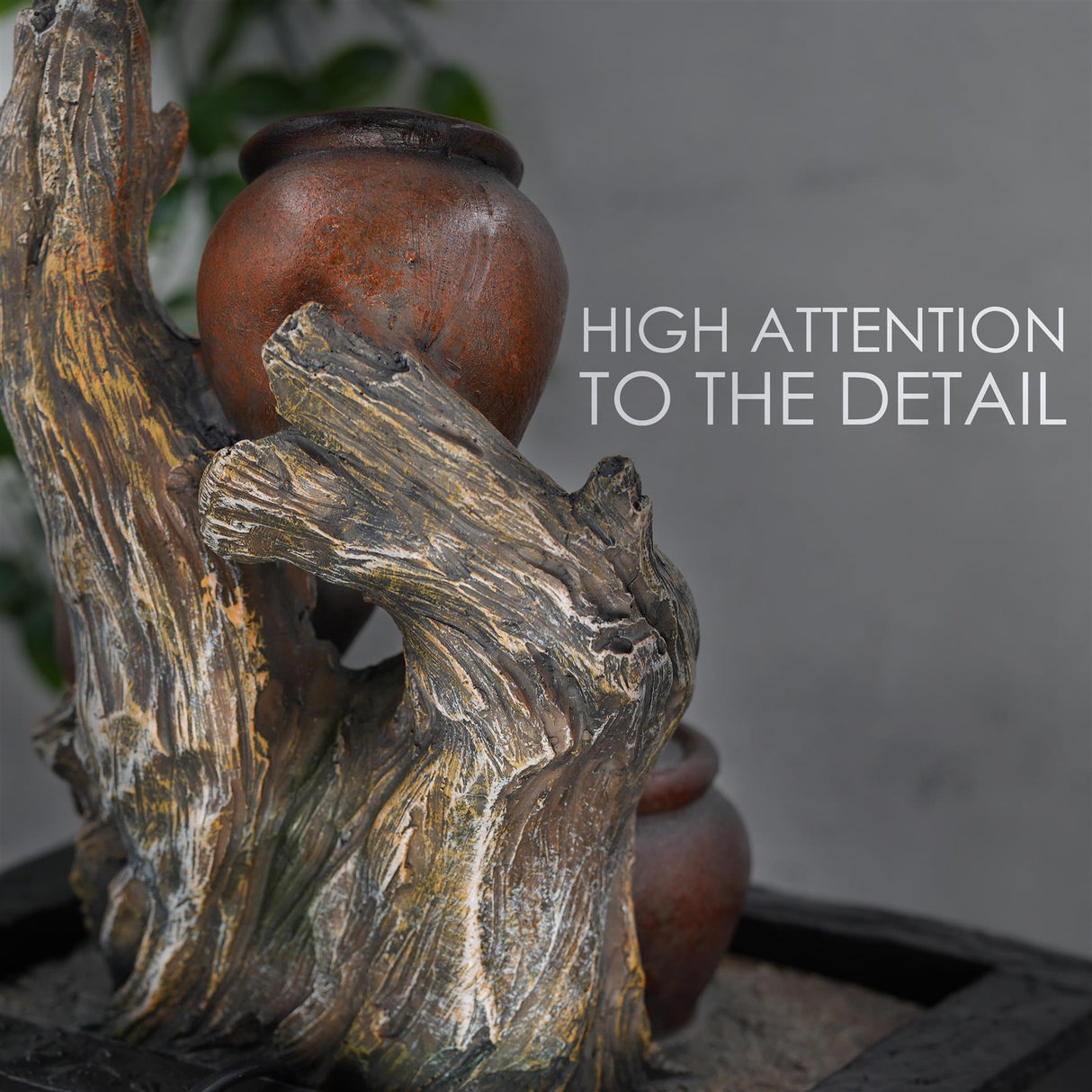 Honey Pots Water Feature Indoor With LED by GEEZY - UKBuyZone