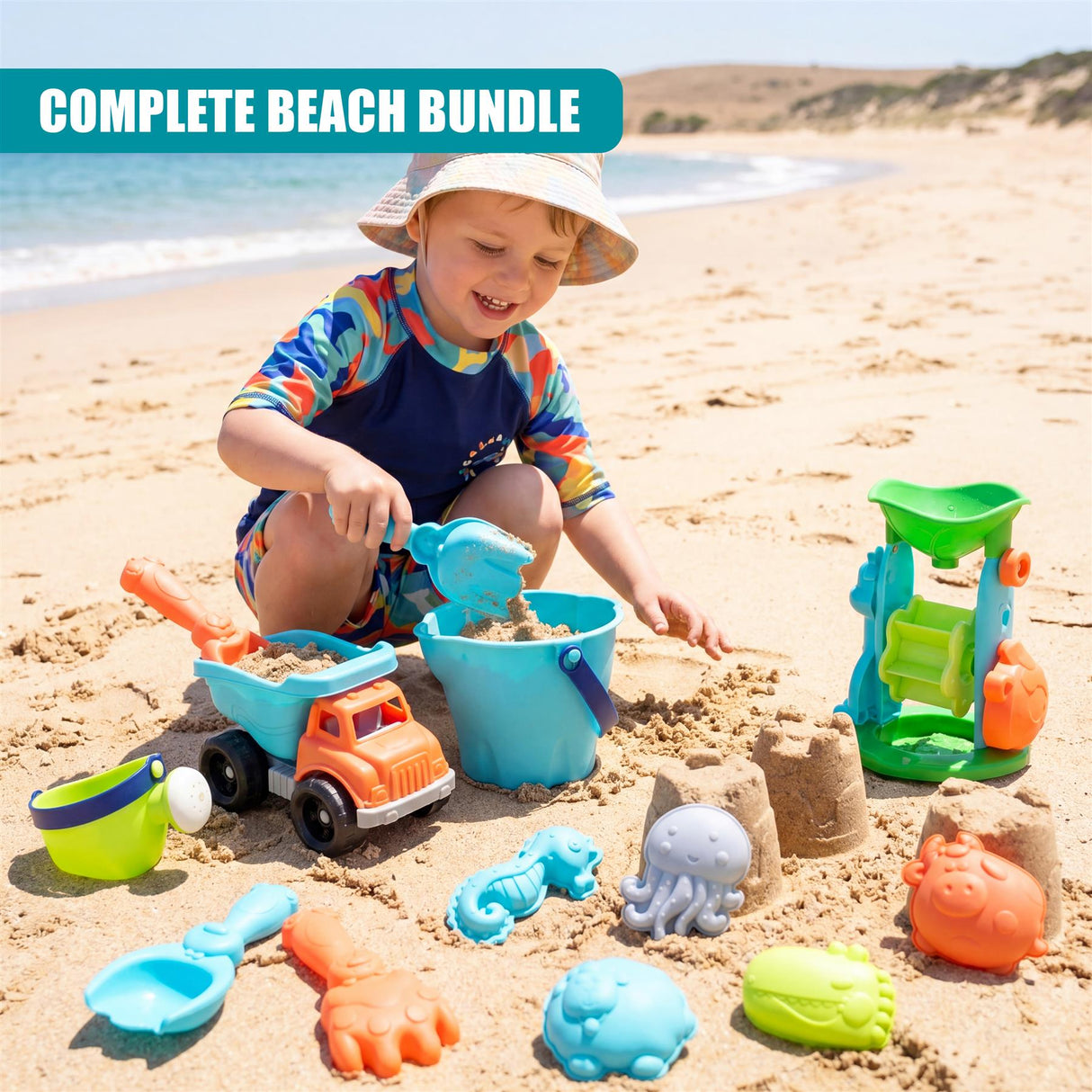 Sand Truck & Accessories Set