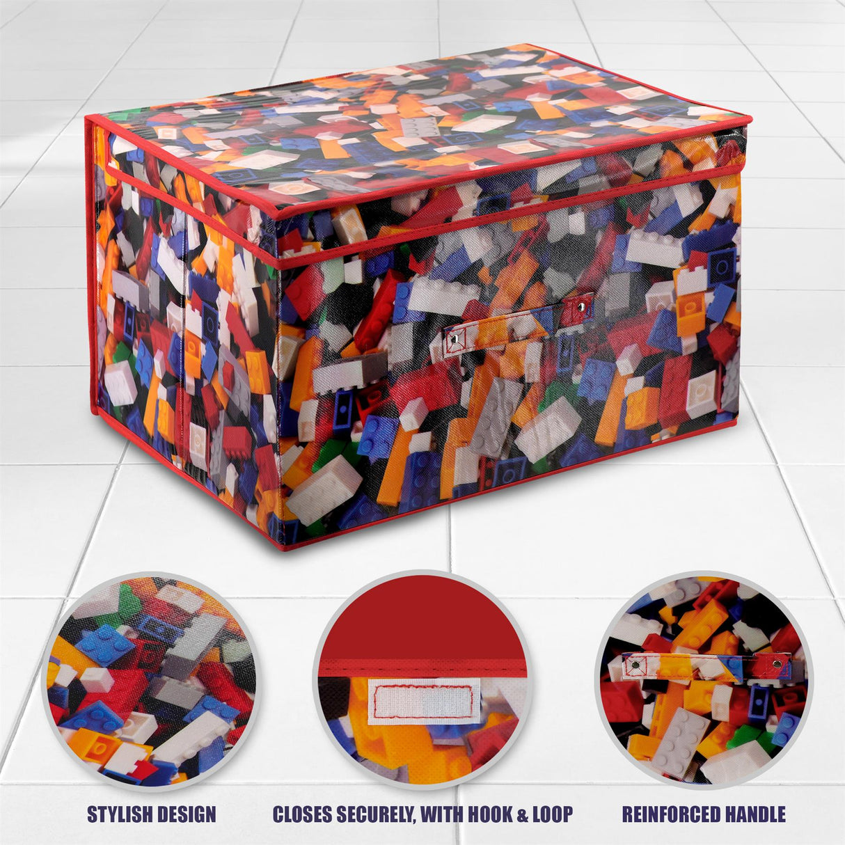 Bricks Large Storage Box by The Magic Toy Shop - UKBuyZone