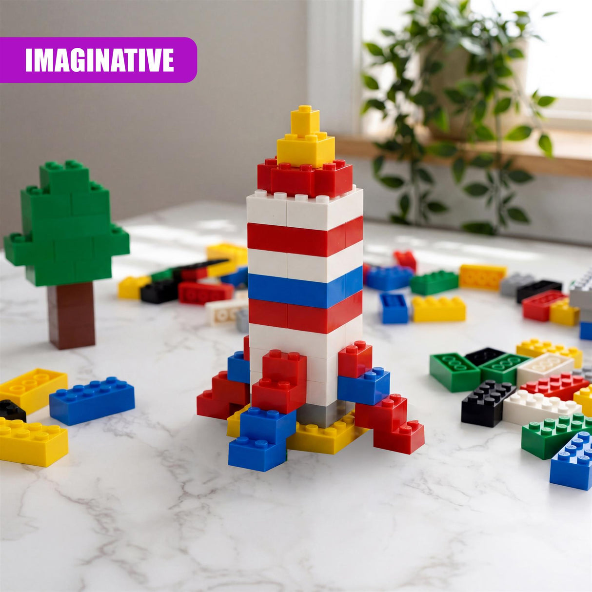 1000 Piece Building Bricks Set