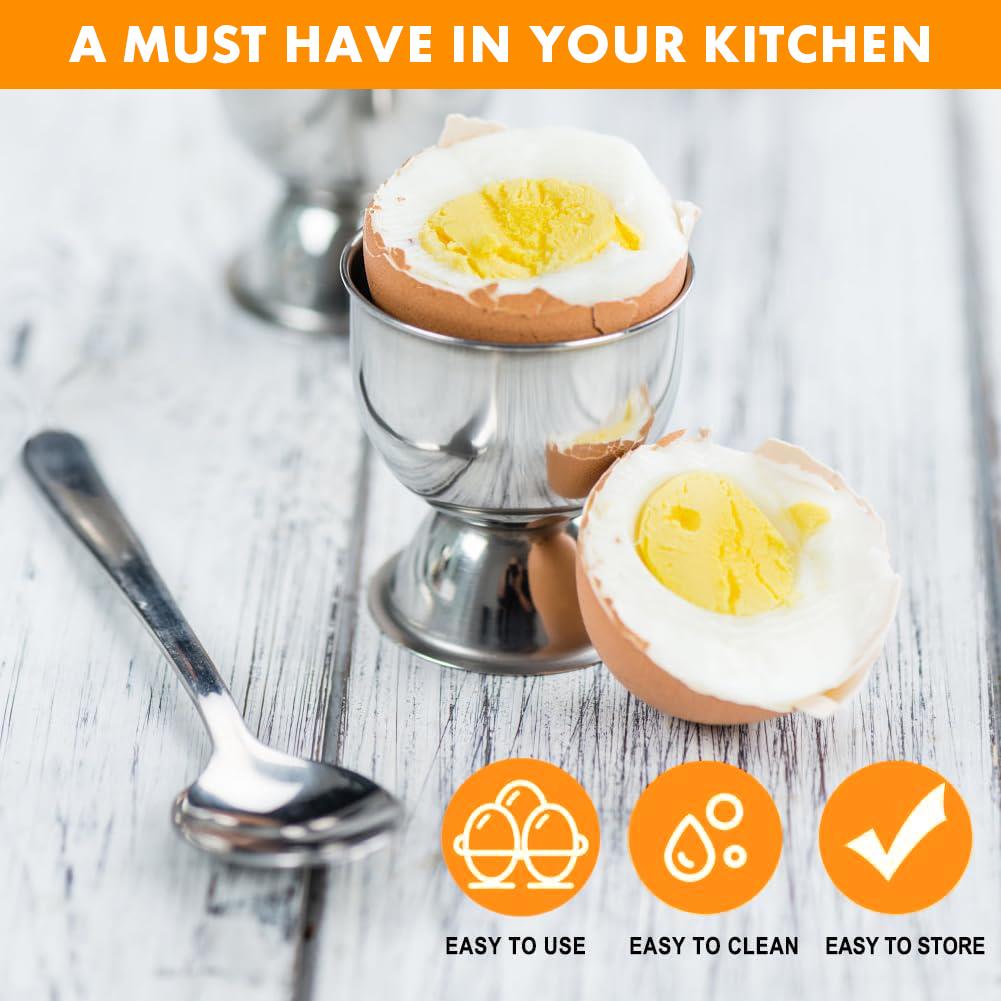 Set of 4 Egg Cups by GEEZY - UKBuyZone