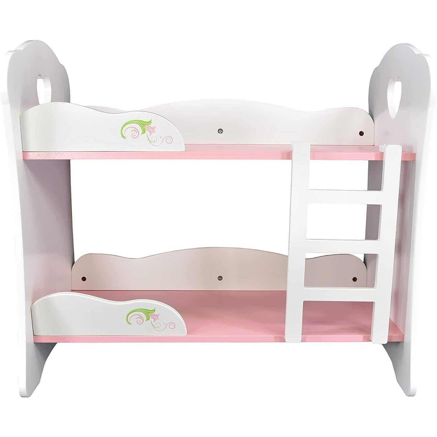Dolls Wooden Bunk Bed by BiBi Doll - UKBuyZone