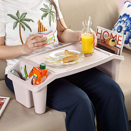 Bed Tray Table with Storage by Geezy - UKBuyZone