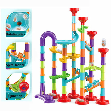 197 Pieces Marble Run Game by The Magic Toy Shop - UKBuyZone