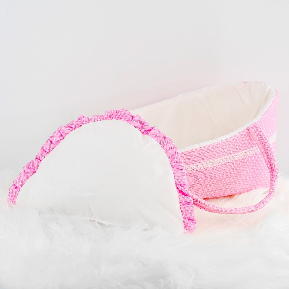 Pink Baby Doll Carry Cot (38 cm / 15")