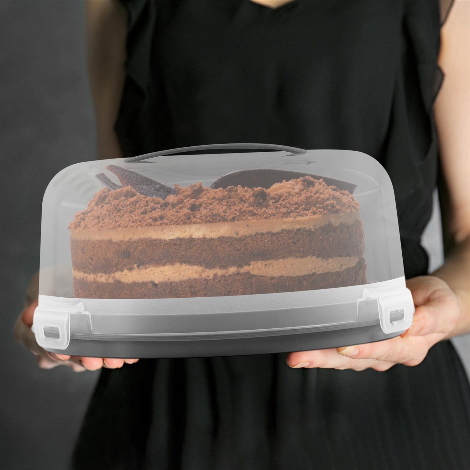 Plastic Cake Carrier by GEEZY - UKBuyZone