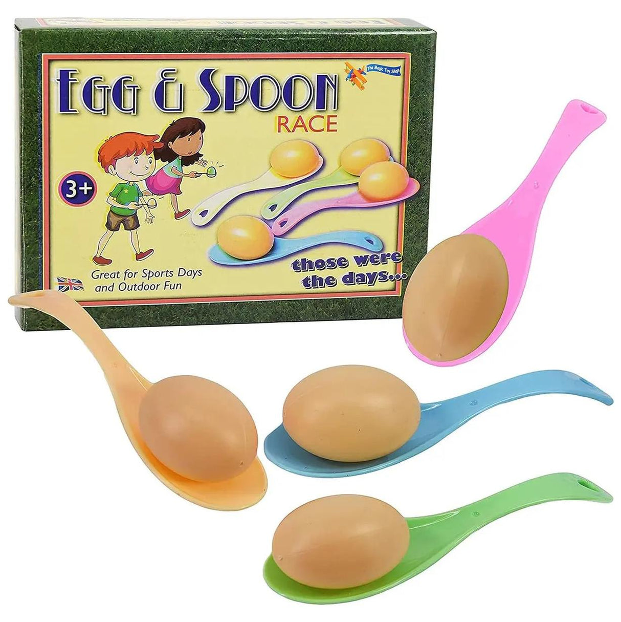 Egg & Spoon Race Game by The Magic Toy Shop - UKBuyZone
