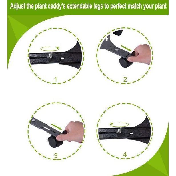 Plant Stand On Wheels by GEEZY - UKBuyZone