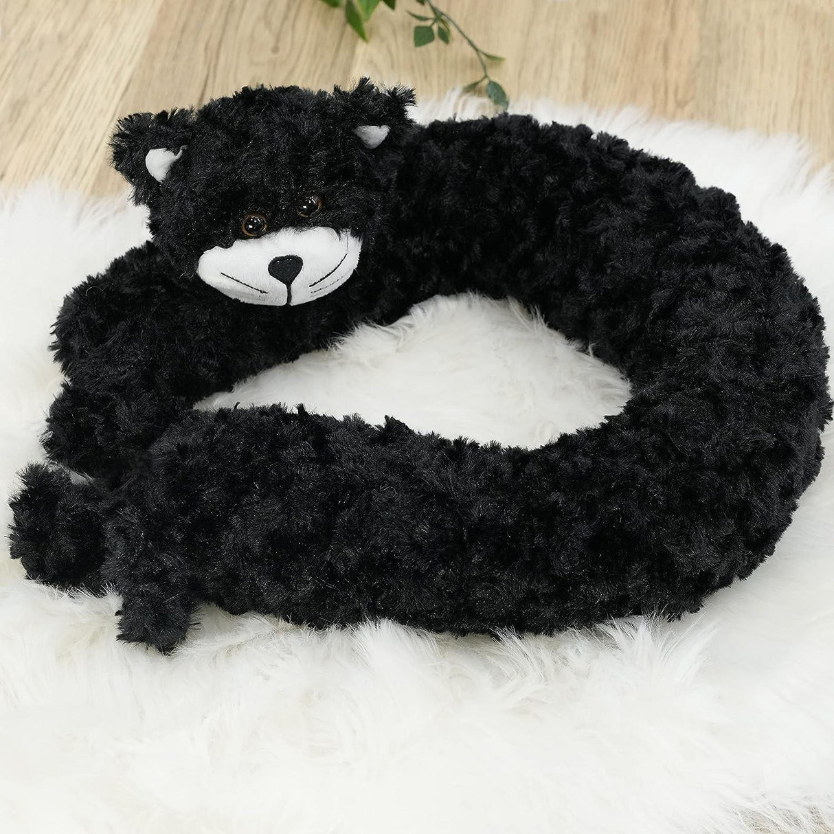 Black Cat Novelty Draught Excluder