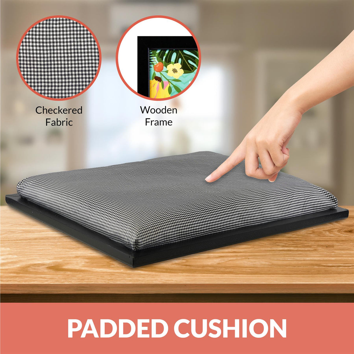 Tropical Fruit Lap Tray With Bean Bag Cushion by Geezy - UKBuyZone