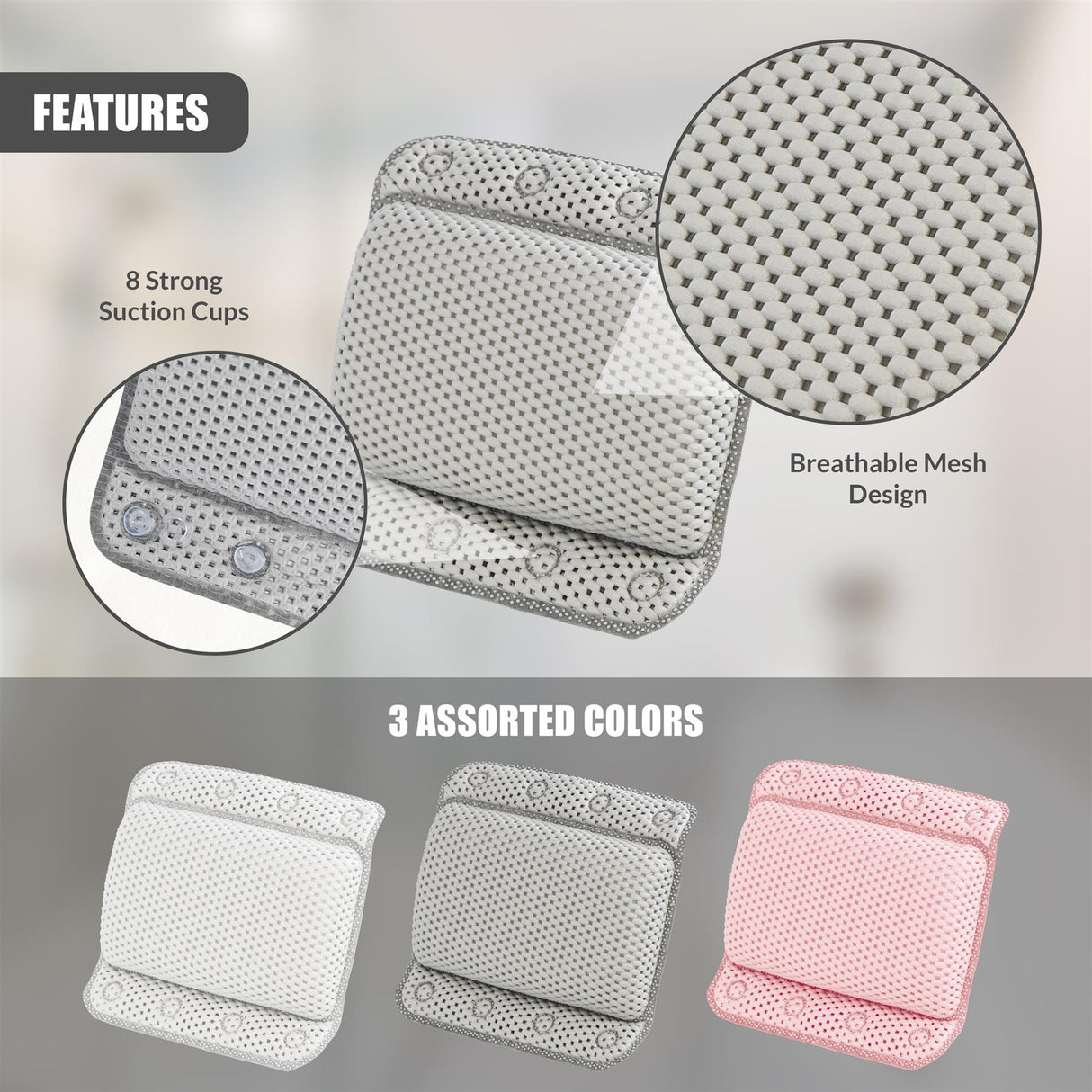 Bathtub Pillow by GEEZY - UKBuyZone