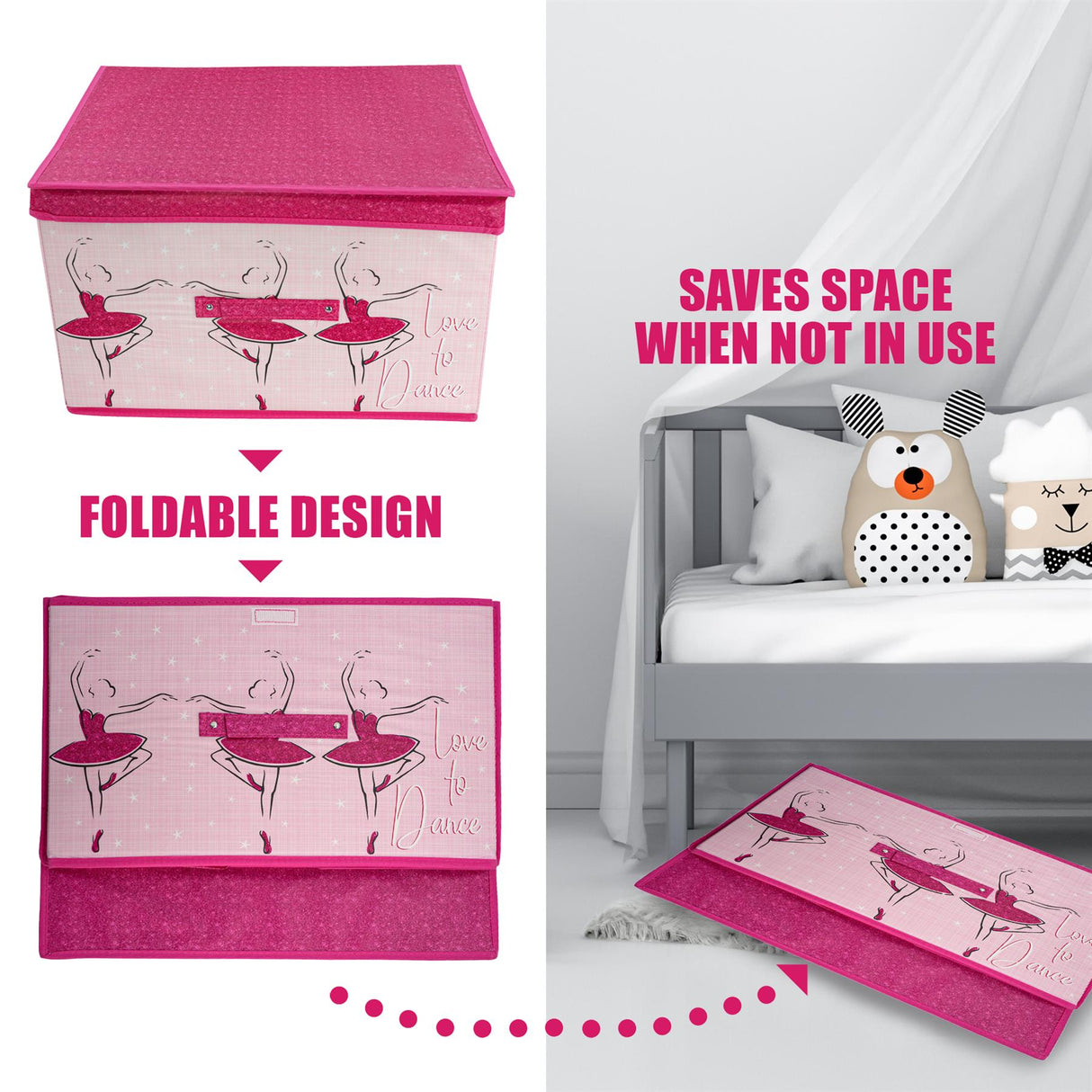 Ballerina Storage Box by The Magic Toy Shop - UKBuyZone