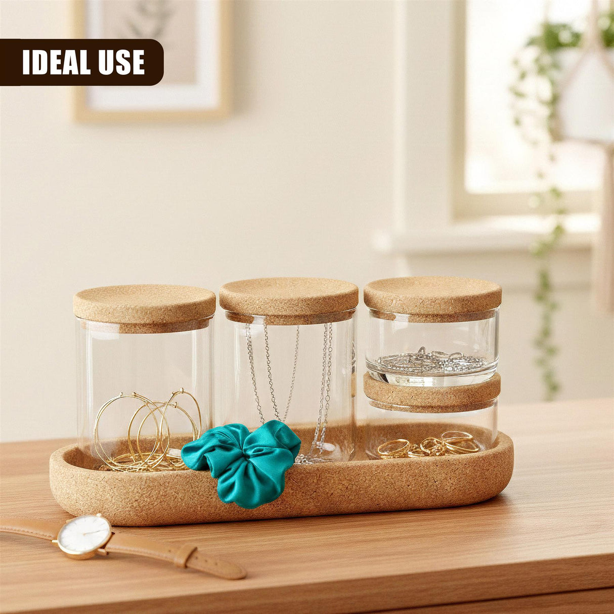 Makeup Organising Jar Set