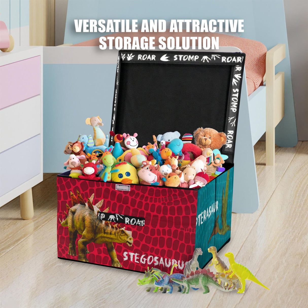 Dino Large Storage Box by The Magic Toy Shop - UKBuyZone