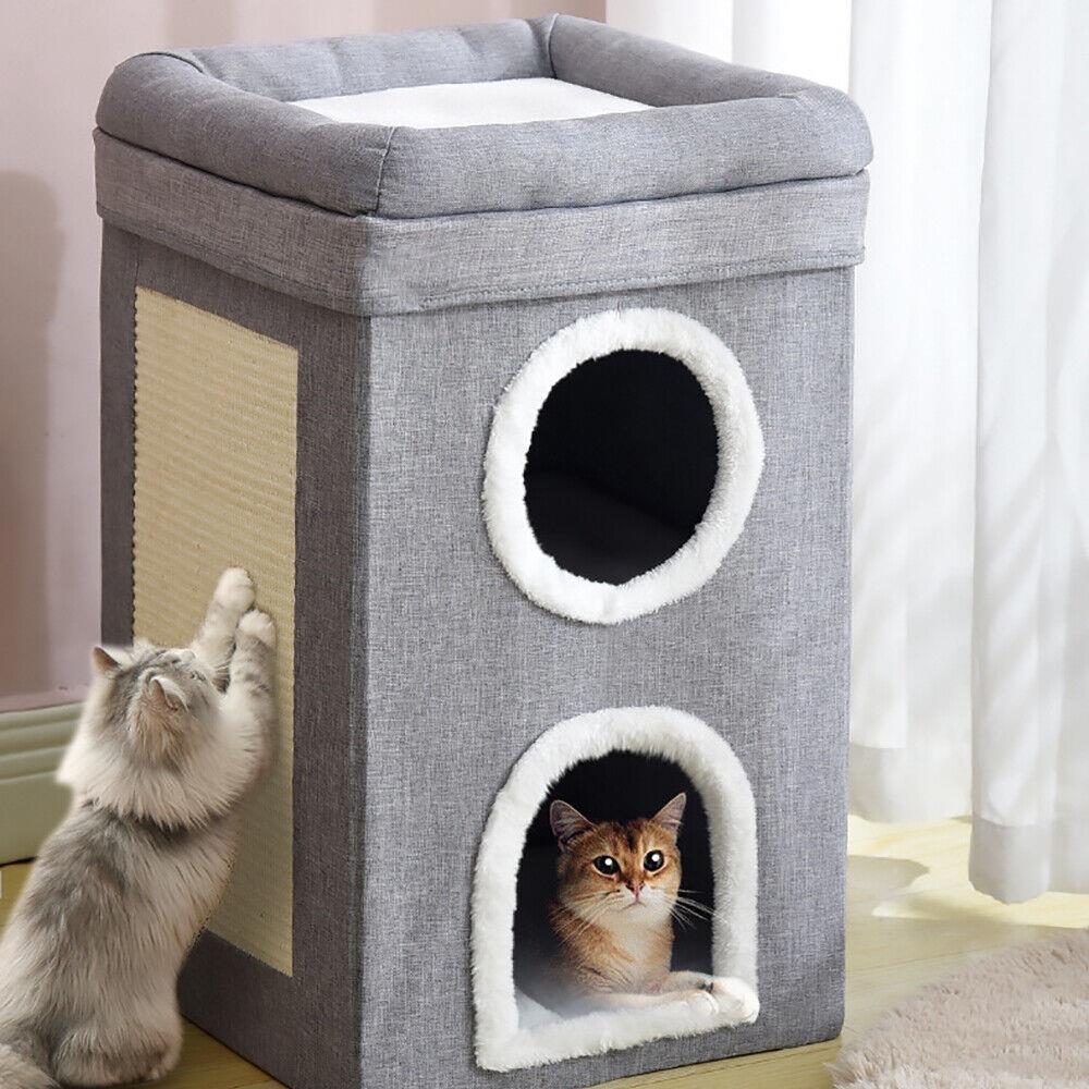 Foldable Cosy Cat Houses by GEEZY - UKBuyZone