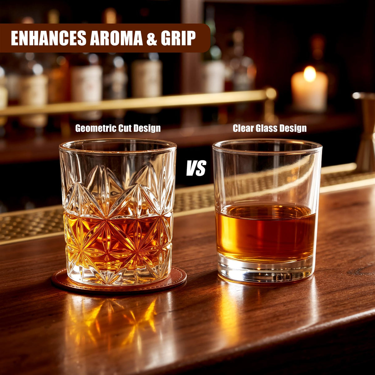 Set of 4 Whisky Glasses