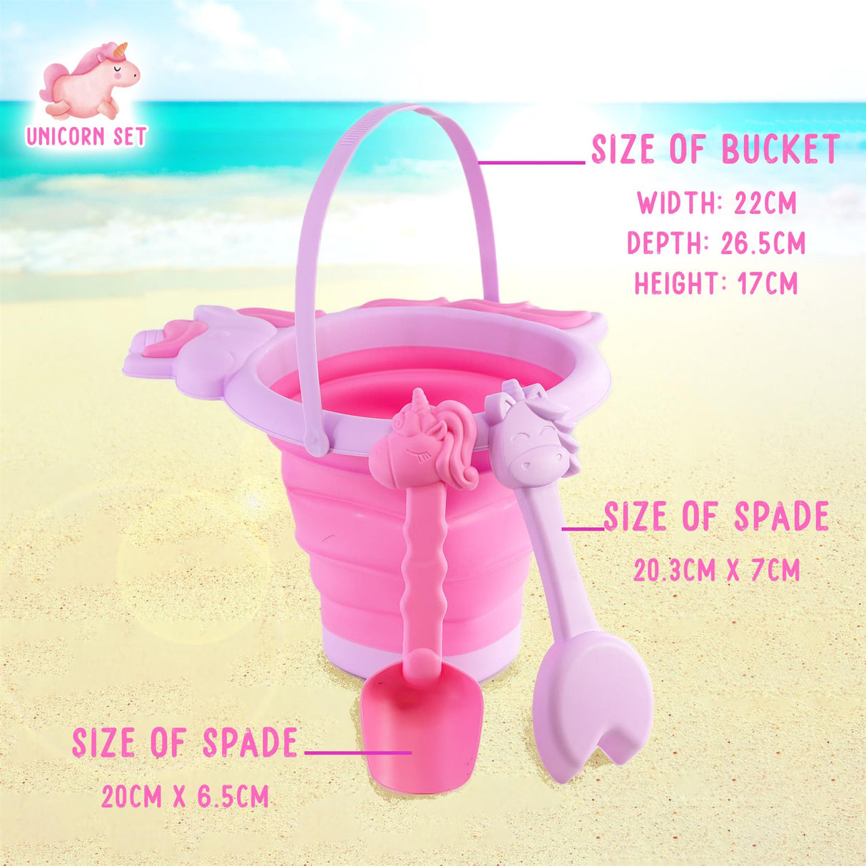 Animal Beach Bucket Set by The Magic Toy Shop - UKBuyZone