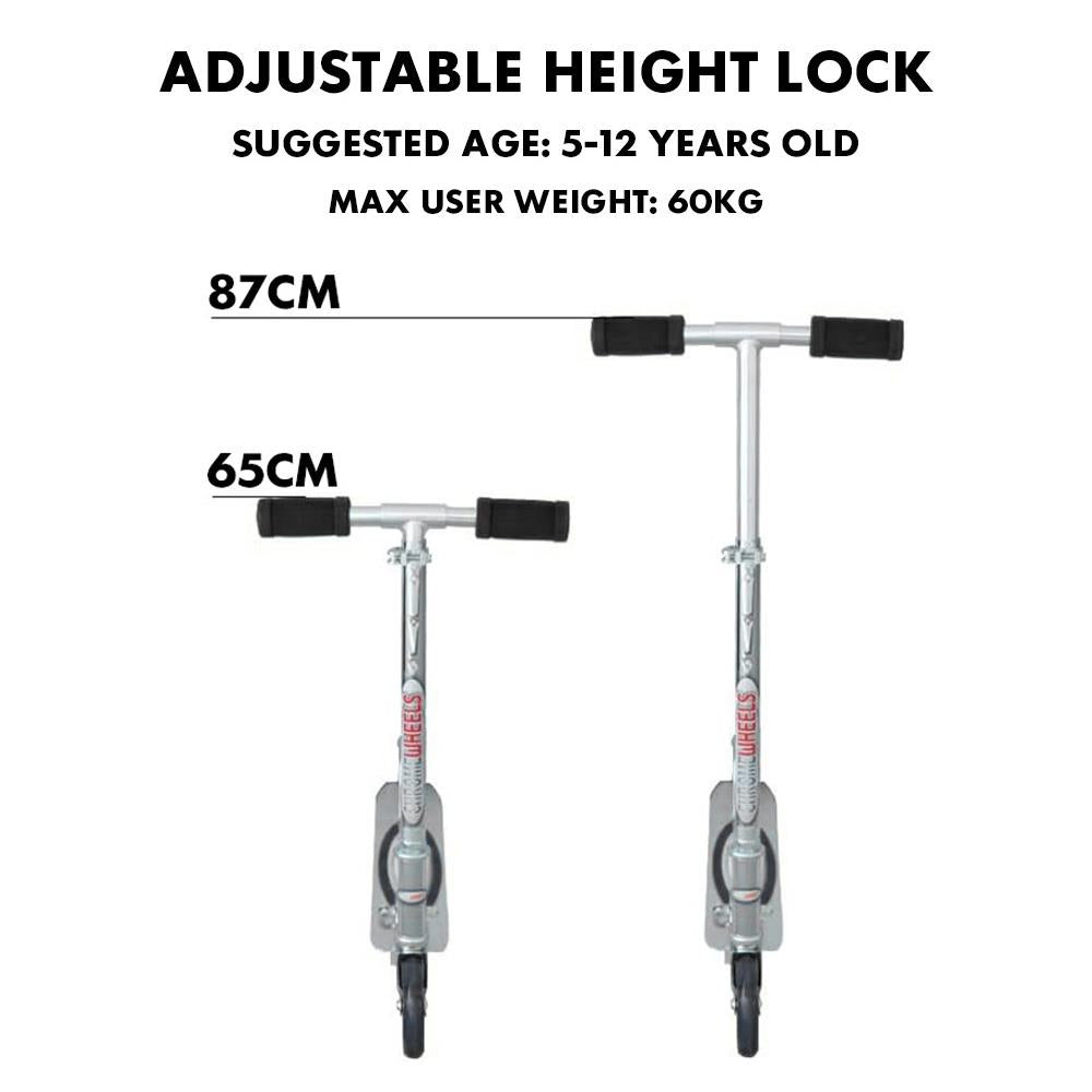 Foldable Kids Scooter Black by The Magic Toy Shop - UKBuyZone