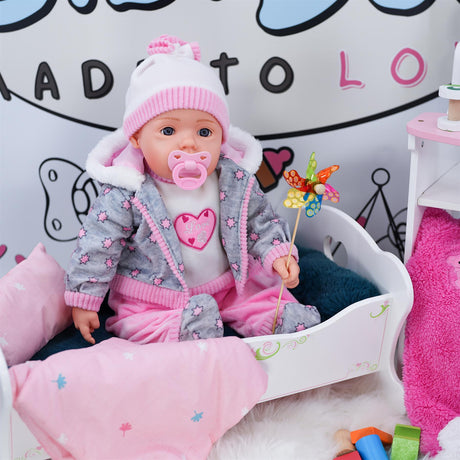 BiBi Baby Doll "Dots" (The Nap Master) (50 cm / 20") by The Magic Toy Shop - UKBuyZone