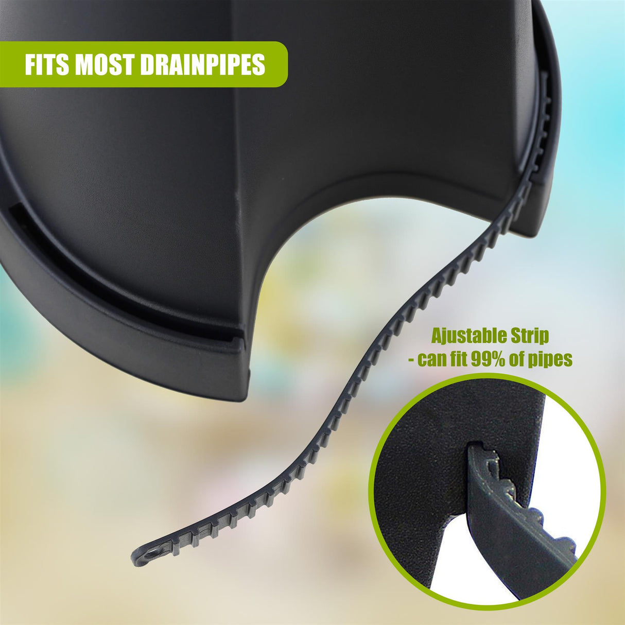 Black Drainpipe Planter by GEEZY - UKBuyZone