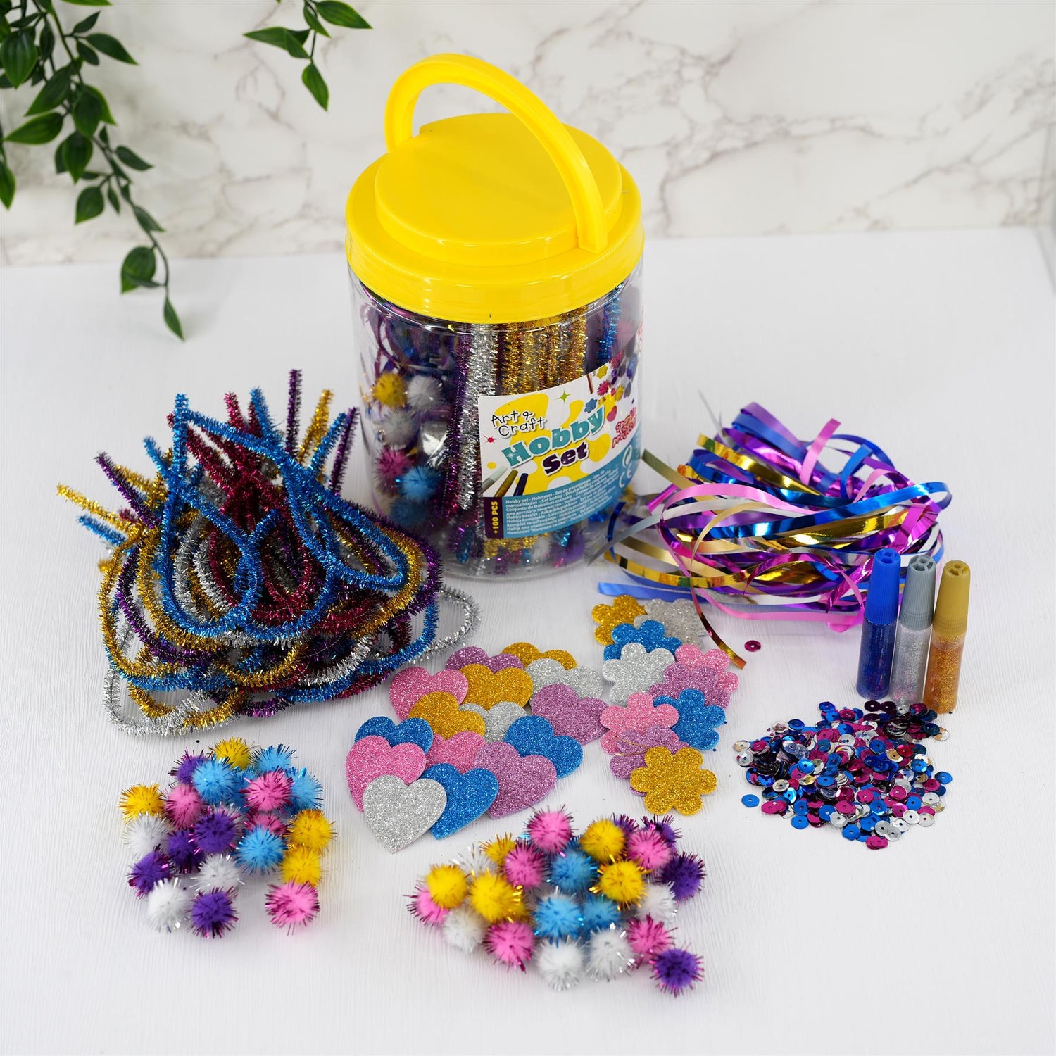 Kids Art & Craft Jar Art Set by The Magic Toy Shop - UKBuyZone