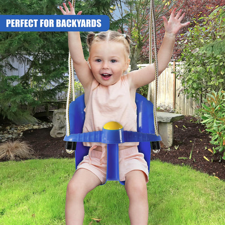 Blue Children's Safety Swing Seat by MTS - UKBuyZone