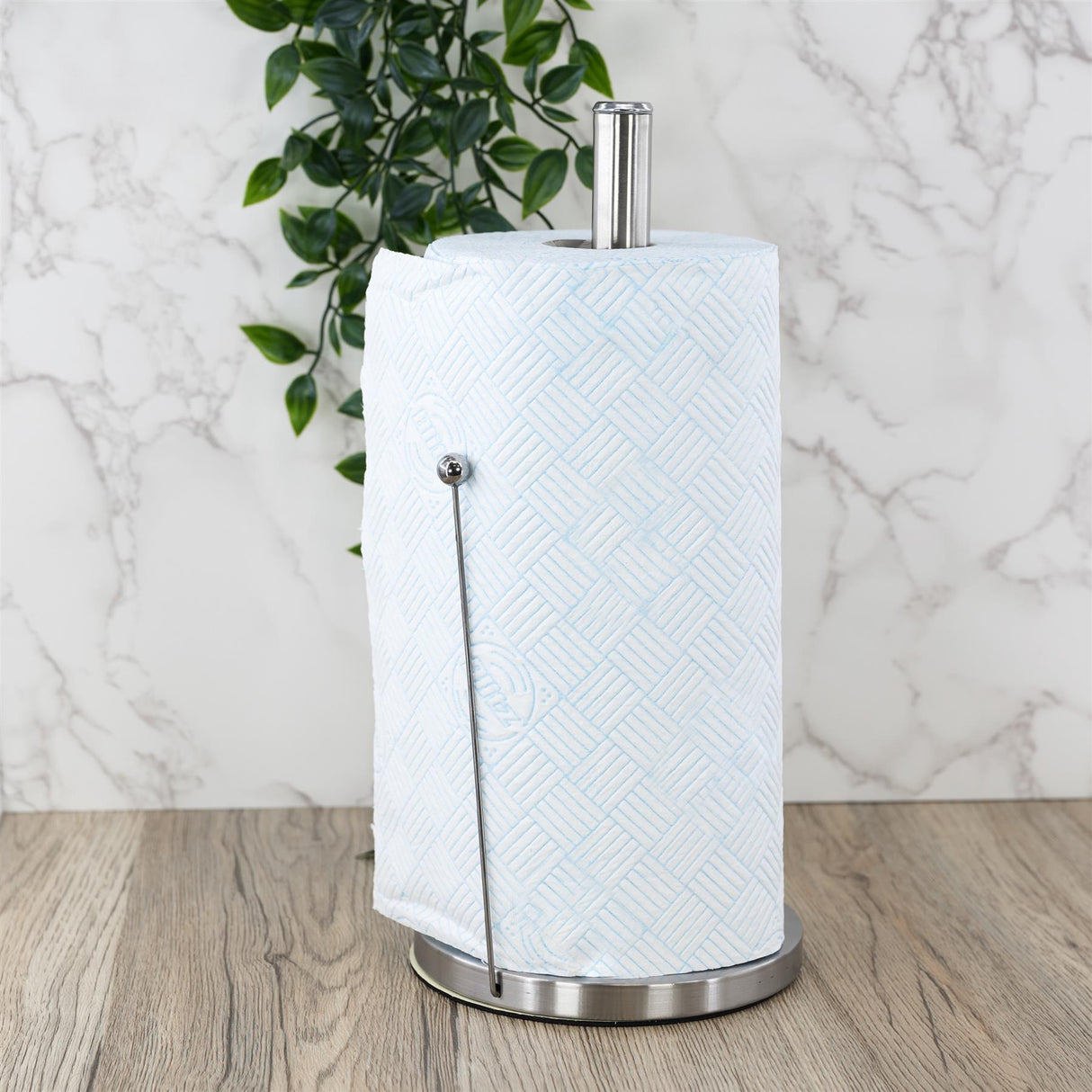 Stainless Steel Kitchen Roll Holder by Geezy - UKBuyZone