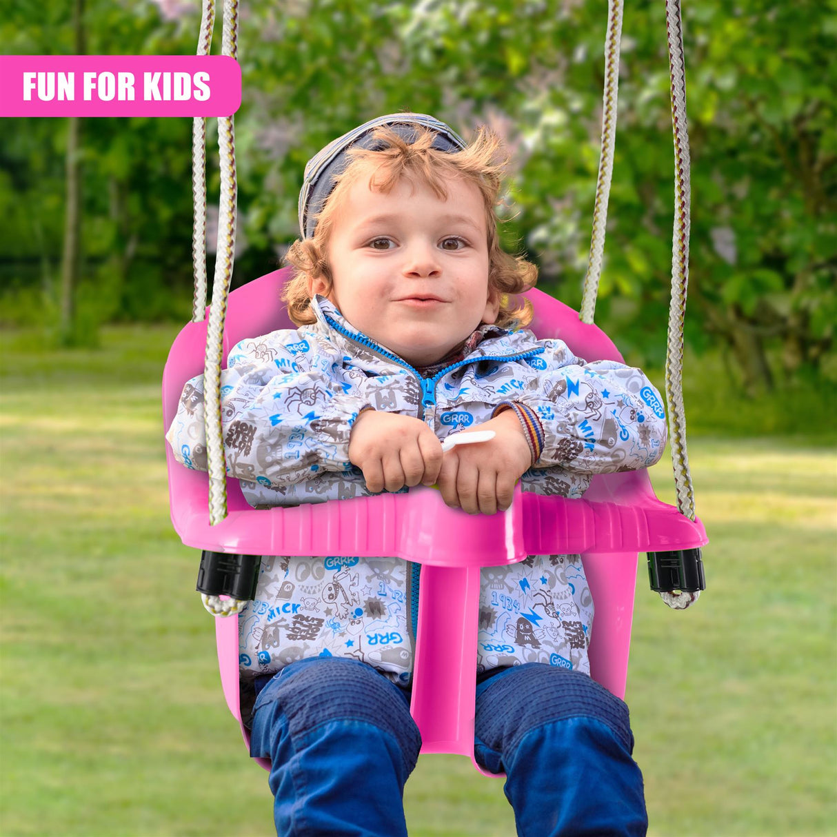 Toddler Safety Swing Seat with Adjustable Ropes by The Magic Toy Shop - UKBuyZone